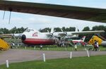 G-BEOZ - Armstrong Whitworth AW.650 Argosy 101 at the East Midlands Aeropark, Castle Donington