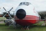 G-BEOZ - Armstrong Whitworth AW.650 Argosy 101 at the East Midlands Aeropark, Castle Donington