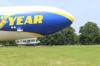D-LZFN @ LFRM - The ZEPPELIN NT07 for GOODYEAR, 24H Le Mans 2025. The airship is based for the race in a field at RUAUDIN. - by DETABLE Thierry