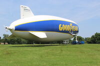 D-LZFN @ LFRM - The ZEPPELIN NT07 for GOODYEAR, 24H Le Mans 2025. The airship is based for the race in a field at RUAUDIN. - by DETABLE Thierry