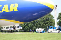 D-LZFN @ LFRM - The ZEPPELIN NT07 for GOODYEAR, 24H Le Mans 2025. The airship is based for the race in a field at RUAUDIN. - by DETABLE Thierry