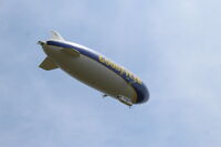 D-LZFN @ LFRM - The ZEPPELIN NT07 for GOODYEAR, 24H Le Mans 2025. The airship is based for the race in a field at RUAUDIN. - by DETABLE Thierry