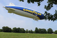 D-LZFN @ LFRM - The ZEPPELIN NT07 for GOODYEAR, 24H Le Mans 2025. The airship is based for the race in a field at RUAUDIN. - by DETABLE Thierry