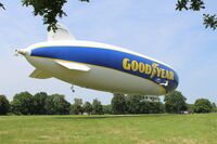 D-LZFN @ LFRM - The ZEPPELIN NT07 for GOODYEAR, 24H Le Mans 2025. The airship is based for the race in a field at RUAUDIN. - by DETABLE Thierry