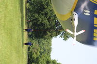 D-LZFN @ LFRM - The ZEPPELIN NT07 for GOODYEAR, 24H Le Mans 2025. The airship is based for the race in a field at RUAUDIN. - by DETABLE Thierry