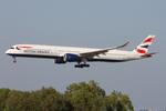 G-XWBM @ LMML - Airbus A350-1041 reg G-XWBM of British Airways on final approach for RW31 in Malta. Aircraft proceeded to LT Malta for maintenance. - by raymond