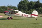 G-OTRV @ EGHP - G-BOCI 1950 Cessna 140A Fly In Popham - by PhilR