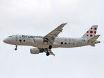 OO-SNE @ LEBL - Landing rwy 24R in new c/s - by Shunn311