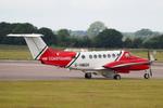 G-HMGH @ EGSH - Departing from Norwich.
