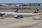 HB-JNJ @ KORD - Boeing 777-3DE/ER - by Mark Pasqualino