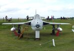 WV382 - Hawker Hunter GA11 awaiting new paint at the East Midlands Aeropark, Castle Donington