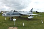 WV382 - Hawker Hunter GA11 awaiting new paint at the East Midlands Aeropark, Castle Donington