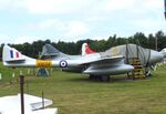 XD534 - De Havilland D.H.115 Vampire T11 at the East Midlands Aeropark, Castle Donington
