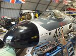 XG737 - De Havilland D.H.112 Sea Venom FAW22 (forward fuselage only, aft fuselage/wings/booms dismounted) at the East Midlands Aeropark, Castle Donington - by Ingo Warnecke