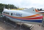 G-ARBE - De Havilland D.H.104 Dove 8 (wings/tail dismounted) at the East Midlands Aeropark, Castle Donington - by Ingo Warnecke
