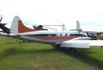 G-ANUW - De Havilland D.H.104 Dove 6 (with temporary flat-top cockpit canopy) at the East Midlands Aeropark, Castle Donington - by Ingo Warnecke