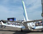 F-WECO @ LFPB - Daher/Safran/Airbus TBM EcoPulse demonstrator with 1 turboprop and 6 Safran ENGINeUS electric motors at the Aerosalon 2025, Paris