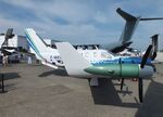 F-WECO @ LFPB - Daher/Safran/Airbus TBM EcoPulse demonstrator with 1 turboprop and 6 Safran ENGINeUS electric motors at the Aerosalon 2025, Paris