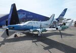 F-WECO @ LFPB - Daher/Safran/Airbus TBM EcoPulse demonstrator with 1 turboprop and 6 Safran ENGINeUS electric motors at the Aerosalon 2025, Paris