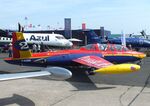 F-AZZD @ LFPB - Fouga CM.170 Magister of the Patrouille Tranchant at the Aerosalon 2025, Paris