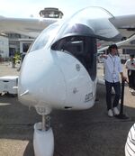 N214BT @ LFPB - Beta Technologies ALIA CX300 with electric motor at the Aerosalon 2025, Paris #c - by Ingo Warnecke
