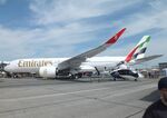 A6-EXH @ LFPB - Airbus A350-941 of Emirates at the Aerosalon 2025, Paris - by Ingo Warnecke