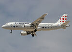 OO-SNH @ LEBL - Landing rwy 24R in new c/s - by Shunn311