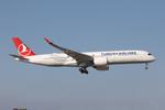 TC-LGL @ LMML - Airbus A350-941 of Turkish Airlines reg TC-LGL on final approach for RW31 Malta. - by raymond