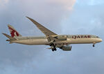 A7-BHO @ LEBL - LAnding rwy 24R - by Shunn311