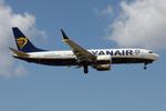 EI-IHS @ LMML - Boeing 737-8 MAX 200 reg EI-IHS of Ryanair on final approach to RW31 in Malta. - by raymond
