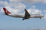 TC-LOD @ LMML - Turkish Airlines operated an Airbus A330-343 reg TC-LOD from Istanbul seen here landing on RW31 in Malta. - by raymond