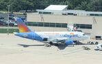 N301NV @ KRFD - Airbus A319-112 - by Mark Pasqualino