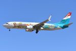 LX-LGV @ GCTS - Luxair B738 with 60th Anniversary cs - by FerryPNL
