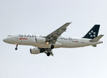HB-IJM @ LEBL - Landing rwy 24R in Star Alliance c/s - by Shunn311