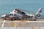 486 @ LMML - Eurocopter AS-565SA Panther reg 486 of French Navy at Valletta Grand Harbour Malta, - by raymond