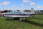 N1141A @ KOSH - Mooney M20J - by Mark Pasqualino