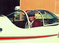 N1118M - Bob Miller  at the controls 1970s - by Bob Miller