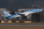 G-BYAW @ LOWI - Thomson 757-200