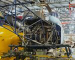 XT242 - Westland (Westland-Agusta-Bell 47G-3B1) Sioux AH1 (minus tail rotor) at the Aeroventure South Yorkshire Aircraft Museum, Doncaster