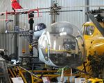 XT242 - Westland (Westland-Agusta-Bell 47G-3B1) Sioux AH1 (minus tail rotor) at the Aeroventure South Yorkshire Aircraft Museum, Doncaster