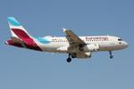 D-AGWI @ LMML - Airbus A319-132 of Eurowings reg D-AGWI on final approach for RW31 landing in Malta. - by raymond