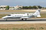 SP-MSI @ LMML - Learjet 60 reg SP-MSI of AMC Aviation on the taxiway at Malta. - by raymond