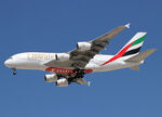 A6-EED @ LEBL - Landing rwy 24R - by Shunn311