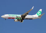 PH-HZX @ LEBL - Landing rwy 24R in new c/s - by Shunn311