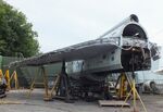 XP706 - English Electric Lightning F3 (front and aft fuselage separated, here aft fuselage) being restored at the Aeroventure South Yorkshire Aircraft Museum, Doncaster
