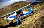 N413RB - Cody Larson, subsistence fisheries scientist with the Bristol Bay Native Association, studies food sharing as a measure of resilience with communities in Bristol Bay, most of which are only accessible by plane. - by Bronwyn Jones
