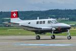 N911PY @ LSZG - A rare plane here. Was never on the HB-register.