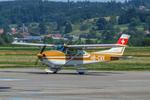 HB-CWX @ LSZG - To the apron - by sparrow9