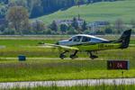 HB-KMA @ LSZG - Departing Grenchen. New paint. - by sparrow9