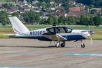 N828PD @ LSZG - At Grenchen, waiting for maintenance. - by sparrow9